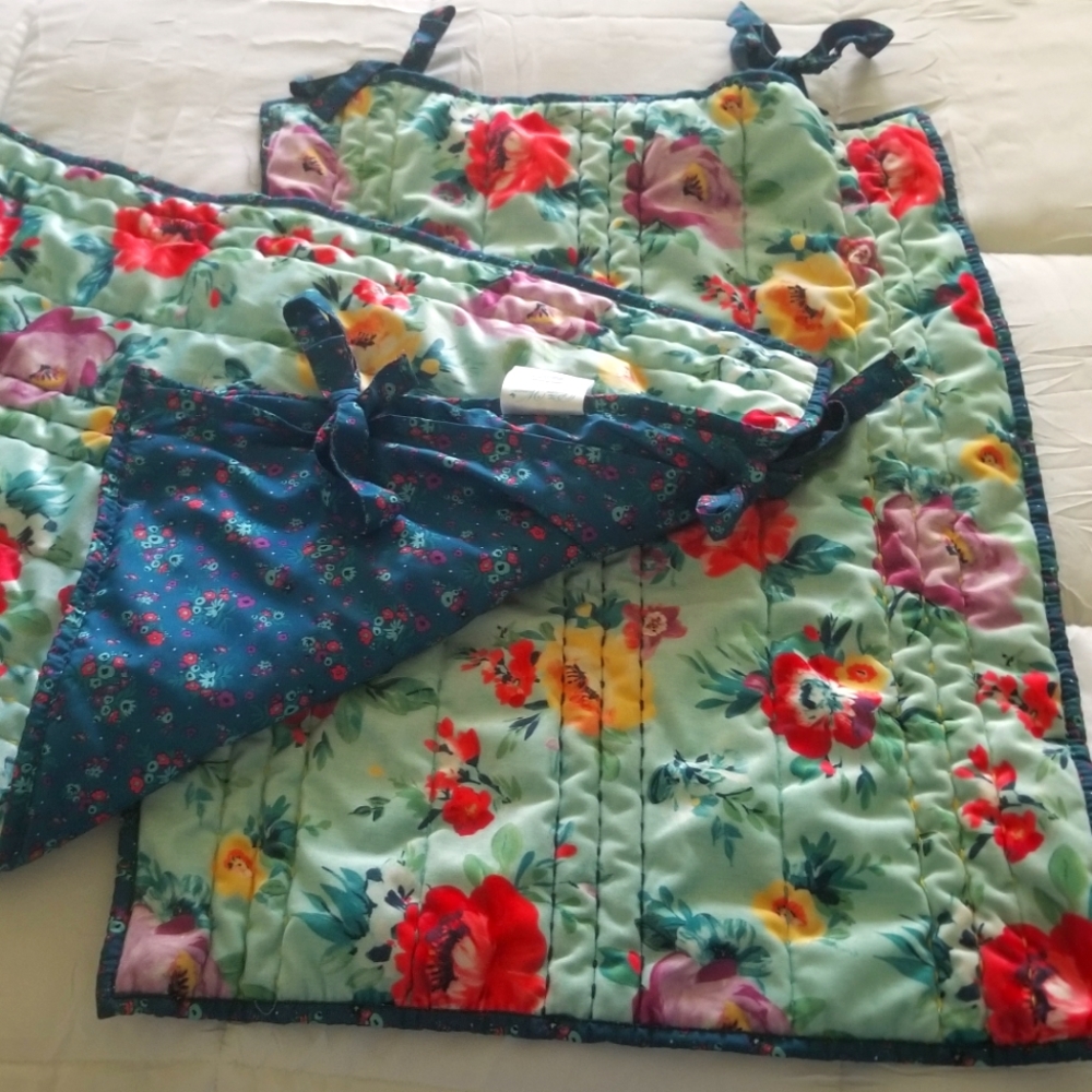 Silky soft the Pioneer Woman reversible pillow shams